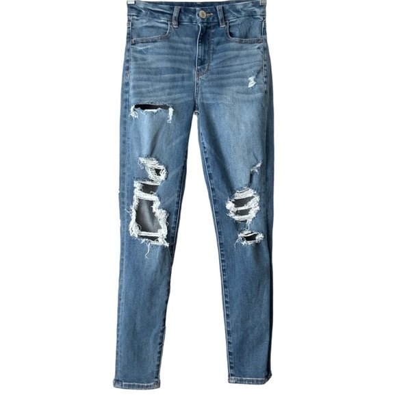 American Eagle Curvy Hi-Rise Jegging 2 Short - Picture 1 of 13